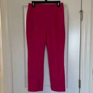J. Crew Vibrant Pink Cropped Pants